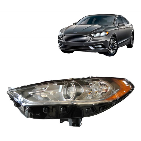Farol Fusion 2017 2018 2019 Sel/flex Manual C/ Led