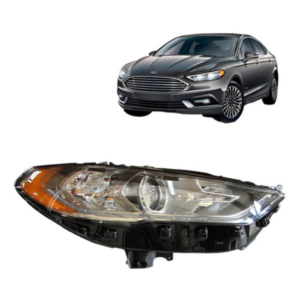 Farol Fusion 2017 2018 2019 Sel/flex Manual C/ Led