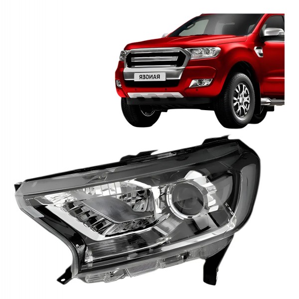 Farol Ranger 2016 A 2018 Elétrico C/motor E Projetor Cromad