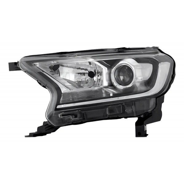 Par Farol Ranger 2016 A 2018 Manual/ Elétrico Mascara Negra Direito