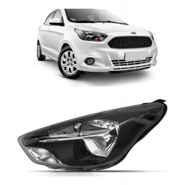 Farol Ka 2015 A 2018 Manual Mascara Negra