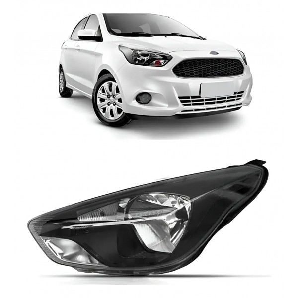 Farol Ka 2015 A 2018 Manual Mascara Negra