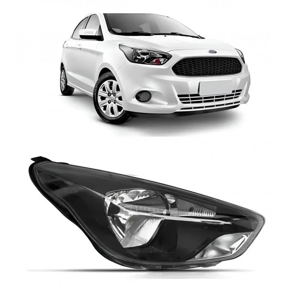 Farol Ka 2015 A 2018 Manual Mascara Negra