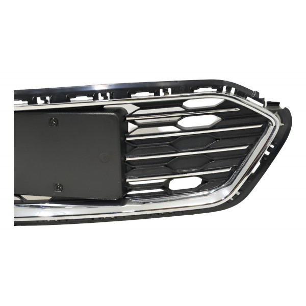 Grade Central Parachoque Cruze Sedan 2017 A 2019 23331259 Preto Fosco