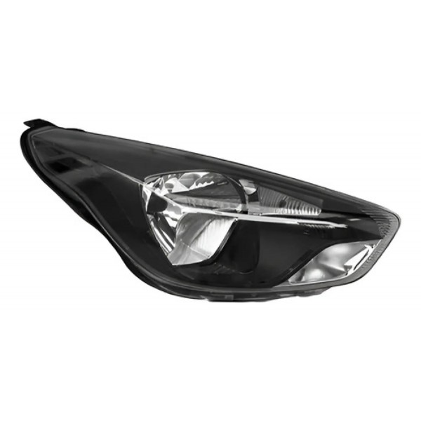Jogo Farol Ford Ka 2015 2016 2017 2018 Manual Mascara Negra