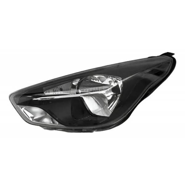 Jogo Farol Ford Ka 2015 2016 2017 2018 Manual Mascara Negra