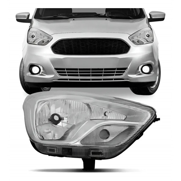 Farol Ka 2015 2016 2017 2018 Manual Cromado