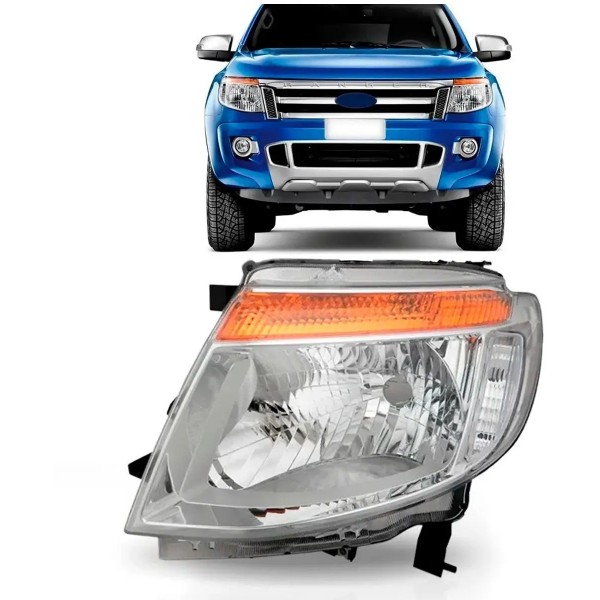 Farol Ranger 2013 2014 2015 2016 Elétrico Cromado