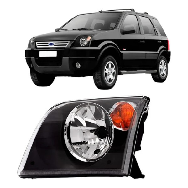 Farol Para Ford Ecosport 2004 2005 2006 2007 Pisca Âmbar