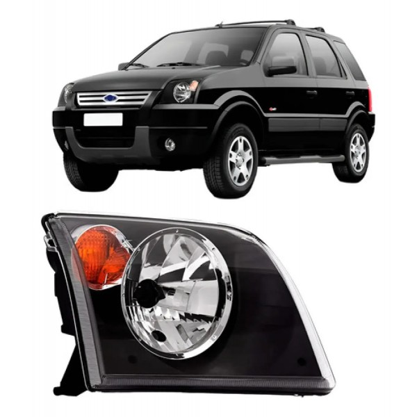Farol Para Ford Ecosport 2004 2005 2006 2007 Pisca Âmbar
