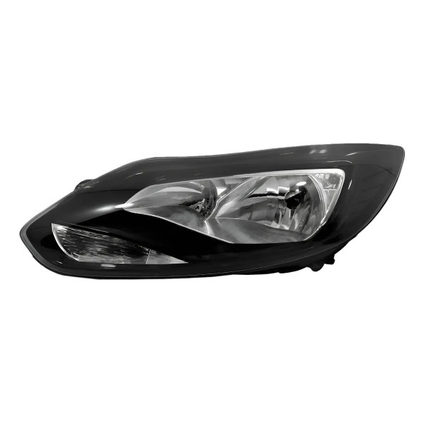 Farol Focus 2014 A 2016 Mascara Negra Eletrico C/ Motor