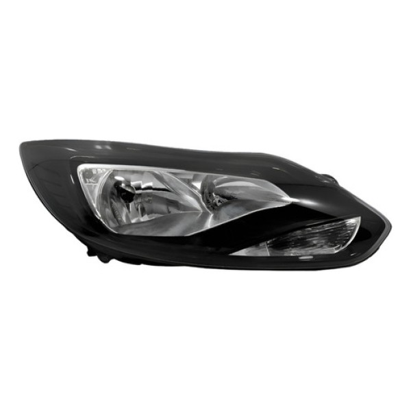 Farol Focus 2014 A 2016 Mascara Negra Eletrico C/ Motor