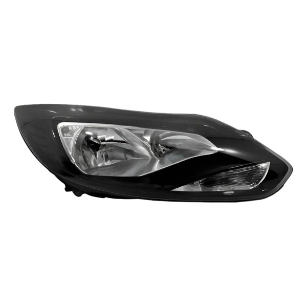 Farol Focus 2014 A 2016 Mascara Negra Eletrico C/ Motor