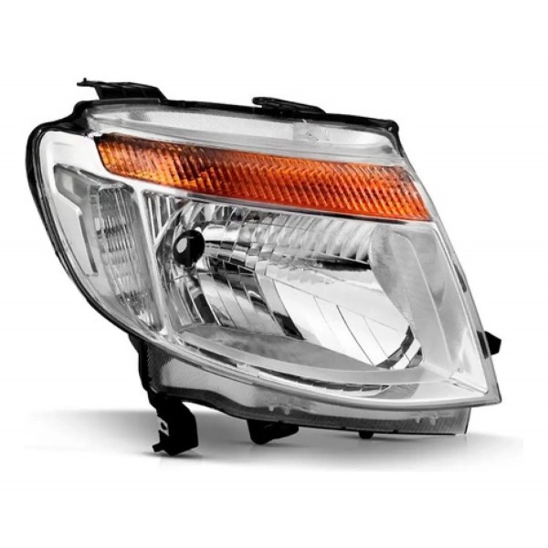 Farol Ranger 2013 2014 2015 2016 Manual Cromado Com Garantia