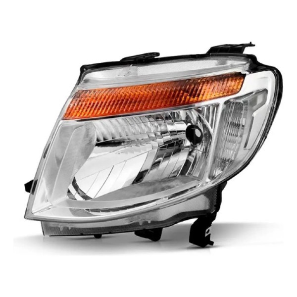 Farol Ranger 2013 2014 2015 2016 Manual Cromado Com Garantia
