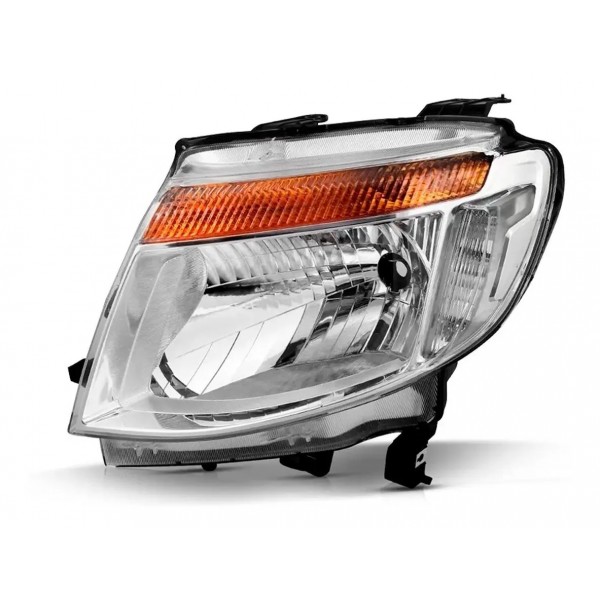 Farol Ranger 2013 2014 2015 2016 Manual Cromado Com Garantia