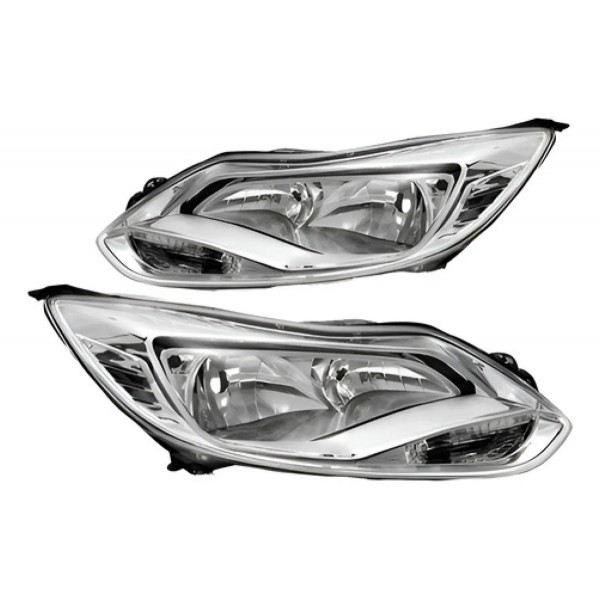 Par Farol Focus 2014 2015 2016 Eletrico C/motor Cromado