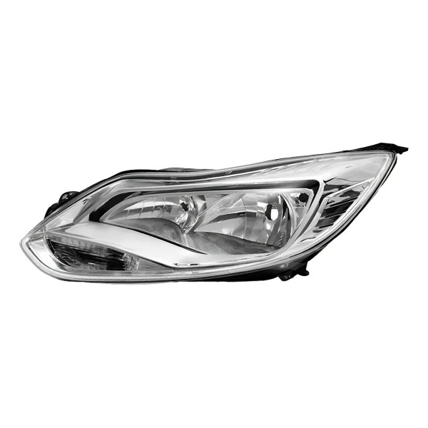 Farol Focus 2014 2015 2016 Eletrico C/motor Cromado