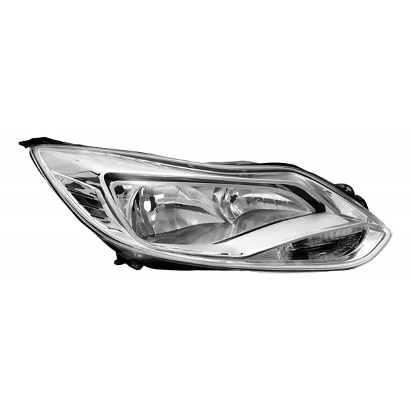 Farol Focus 2014 2015 2016 Eletrico C/motor Cromado