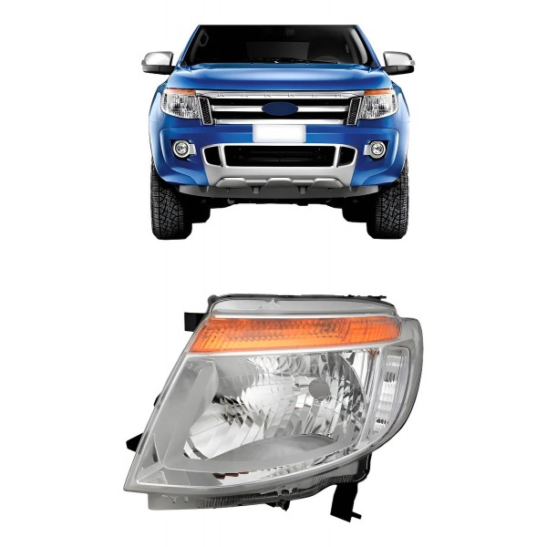 Farol Ranger 2013 2014 2015 2016 Pisca Ambar Cromado