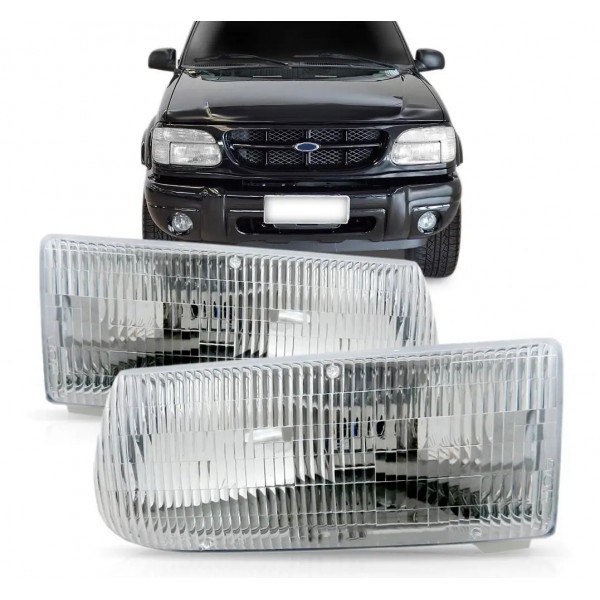 Par Farol Para Ford Explorer 1995 1996 1997 1998 99 00 2001 Ambos Lados Direito + Esquerdo