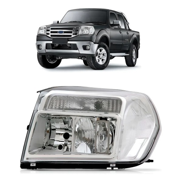 Farol Ranger 2010 A 2012 Cromado