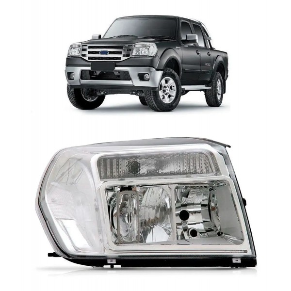 Farol Ranger 2010 A 2012 Cromado