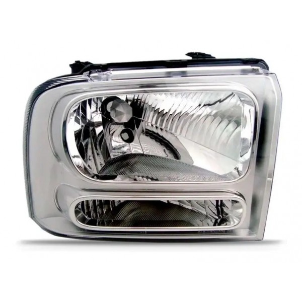 Farol Ford F250 2006 07 08 09 10 2011 Cromado