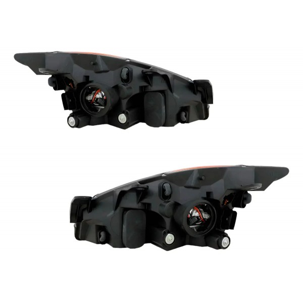Par Farol Para Ford Fiesta 2008 2009 2010 Cromado Direito