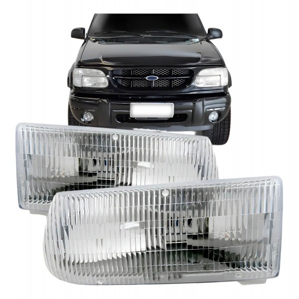 Explorer Para Ford Farol Principal 1995 A 2001
