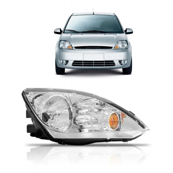 Farol Fiesta Amazon 2003 A 2006 Cromado