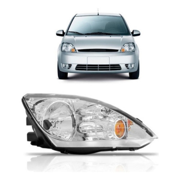 Farol Fiesta Amazon 2003  2004 2005 2006 Cromado
