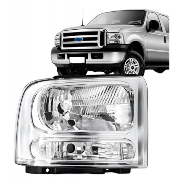 Farol F250 2006 2007 2008 2009 2010 2011 Manual H4 Promoçã