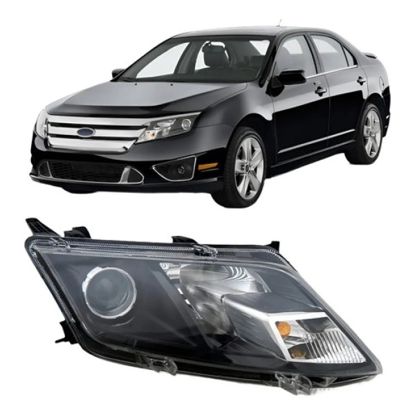 Farol Para Ford Fusion 2010 2011 2012 Marca Tyc 1ºlinha
