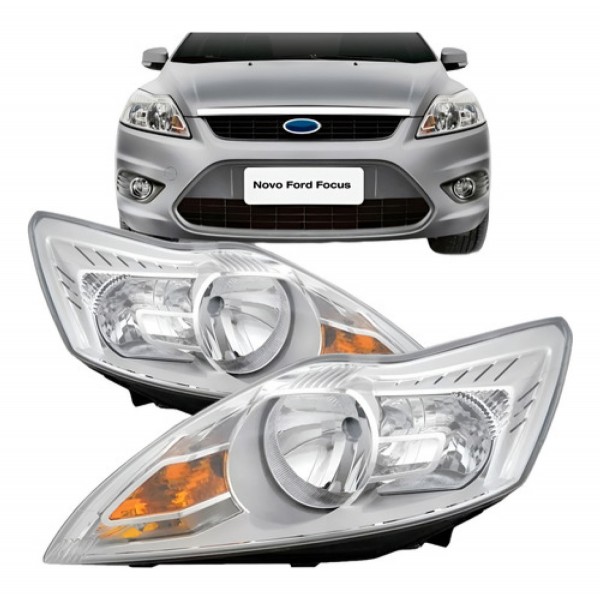Farol Focus 2009 A 2012 Eletrico Com Motor Sem Projetor