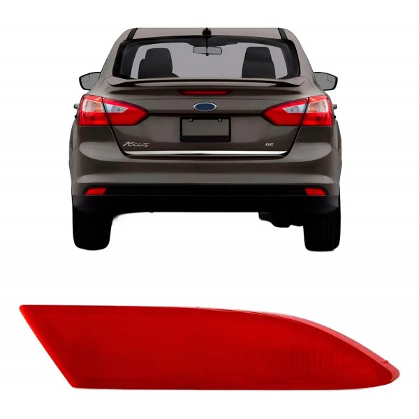 Defletor Parachoque Traseiro Focus Sedan 2014 2015 2016 2017