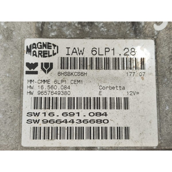 Módulo Injeção Citroën Peugeot 2.0 Iaw6lp128