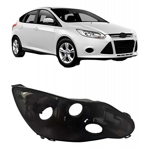 Carcaça Farol Dianteiro Para Ford Focus 2014 2015