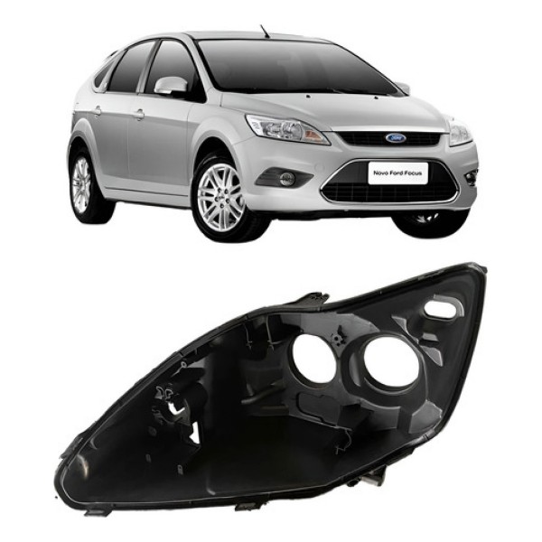 Carcaça Farol Para Ford Focus 2009 2010 2011 2012 2013