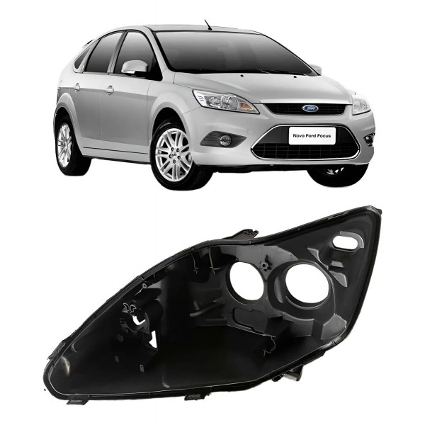 Carcaça Farol Para Ford Focus 2009 2010 2011 2012 2013