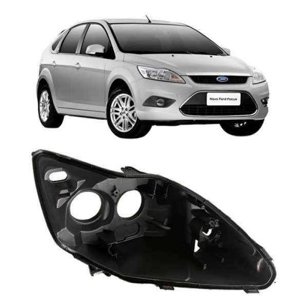 Carcaça Farol Para Ford Focus 2009 2010 2011 2012 2013