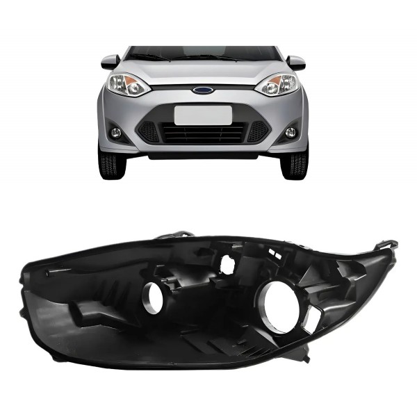Carcaça Farol Dianteiro Ford Fiesta 2010 2011 2012