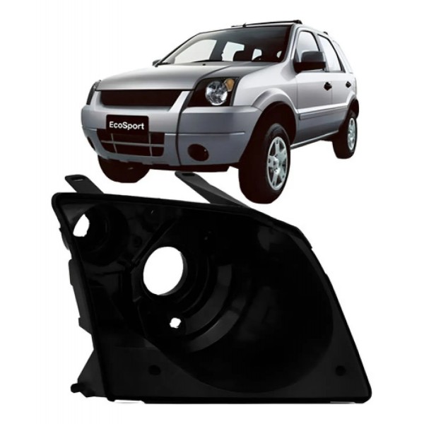 Carcaça Farol Ecosport 2004 A 2007