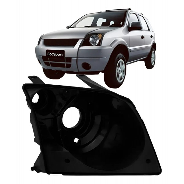 Carcaça Farol Ecosport 2004 A 2007