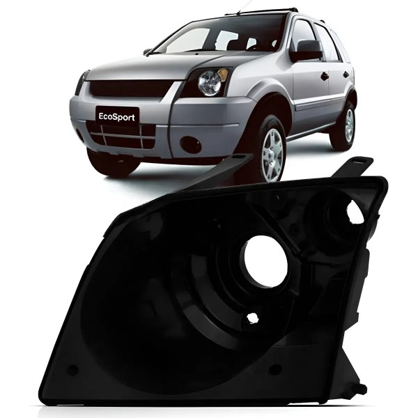 Carcaça Farol Ecosport 2004 A 2007