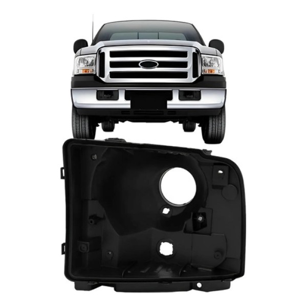 Carcaça Farol F250 2006 2007 2008 2009 2010 2011