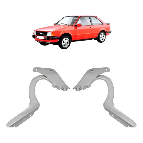 Par Braço Capô Ford Escort 1983 Á 1994
