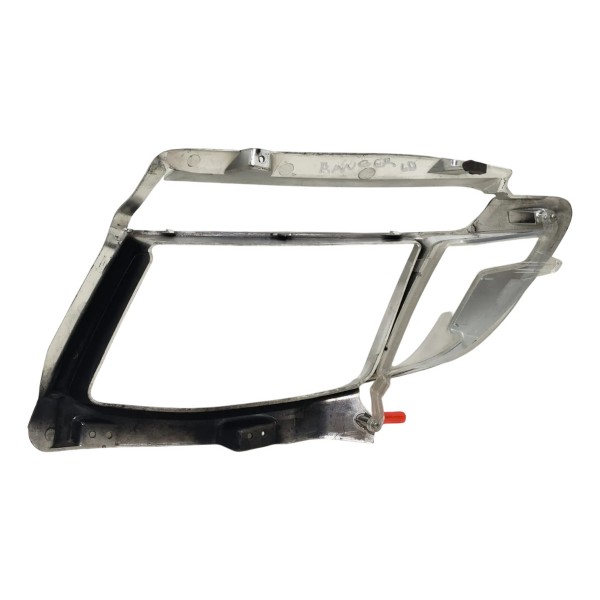 Moldura Aplique Interna Cromada Farol Ranger 2013 A 2016 Direito/passageiro