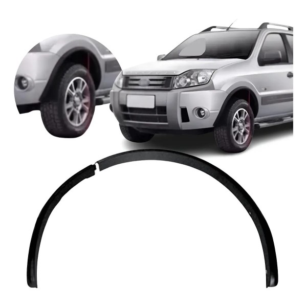 Alargador Moldura Paralama Dianteiro Ecosport 2003 A 2012