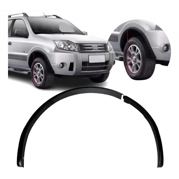 Alargador Moldura Paralama Dianteiro Ecosport 2003 A 2012